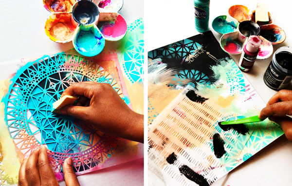 激光鏤空機能大大提高塑料手繪模板的生產(chǎn)效率！