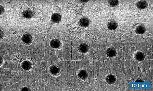 激光精密鉆孔 ? 速度極快，磨損最小(圖7)